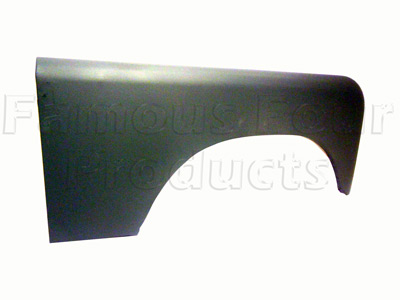 Front Outer Wing Panel - Aluminium