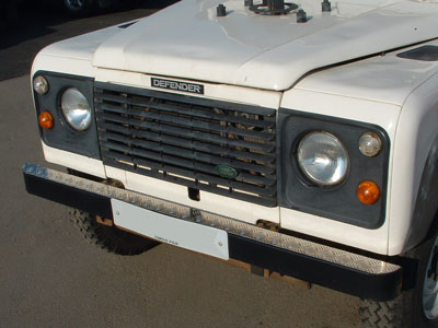 Chequerplate Full Length Bumper-Top Treadplate