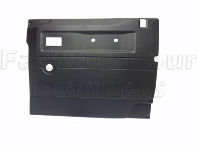 Front Door Trim Card - Interior - Black