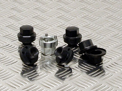 Locking Wheel Nut Kit for 4 Steel Wheels