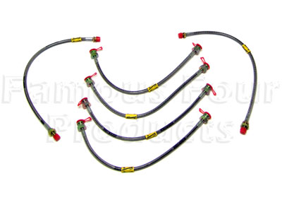 Braided Brake Flexi-Hose Kit