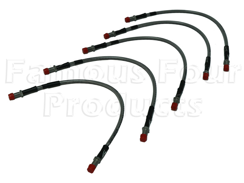 Braided Brake Flexi-Hose Kit