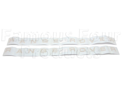 RANGE ROVER Bonnet & Tailgate Decals