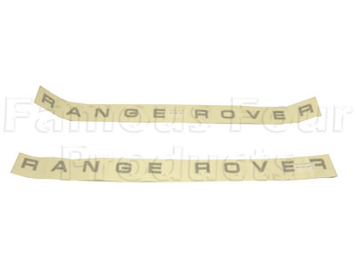 RANGE ROVER Bonnet & Tailgate Decals