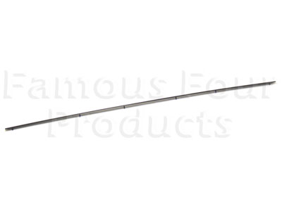 Rear Bumper Rubber Seal Metal Retaining Strip