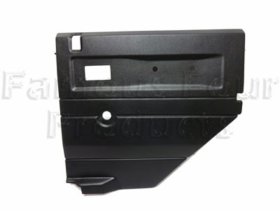 Rear Side Door Trim Card - Interior - Black