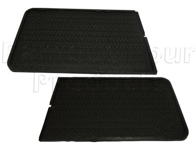 110 Second Row Footwell Rubber Floor Mats