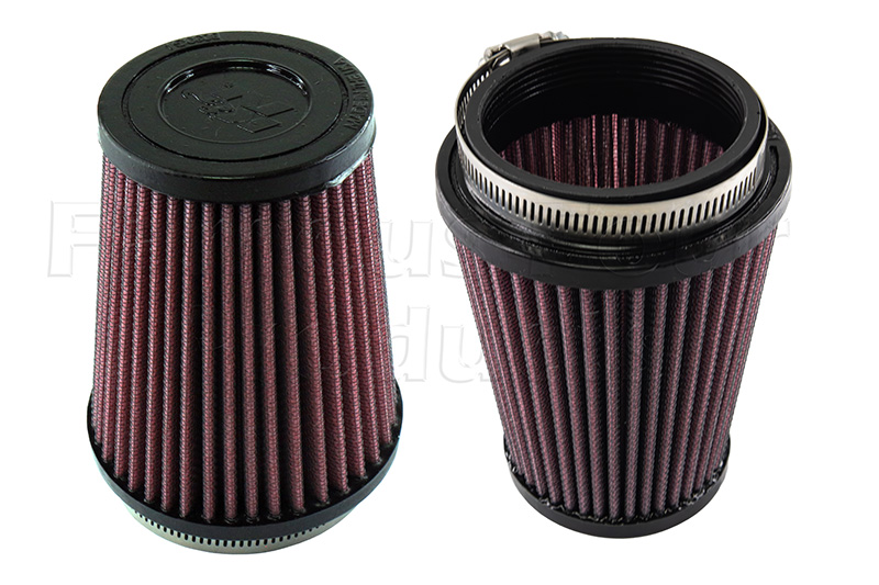 K&N V8 Performance Clamp-On Air Filters
