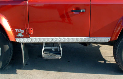 90 Chequerplate Sill Protectors