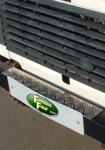 Chequerplate Bumper-Top Centre Treadplate