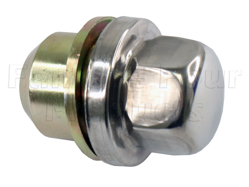 Wheel Nut for Alloy Wheels - Stainless Capped