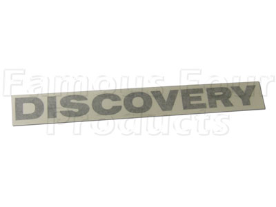 DISCOVERY Tailgate Decal