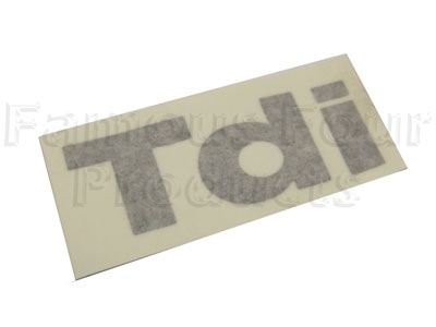 Tdi Decal