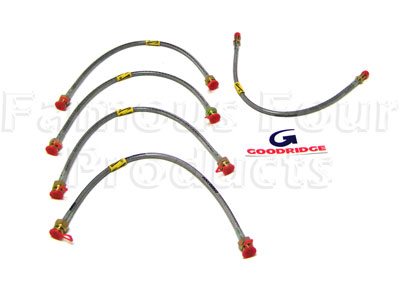Braided Brake Flexi-Hose Kit