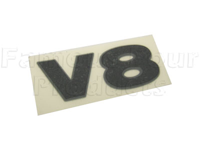 V8 Rear End Door Lettering