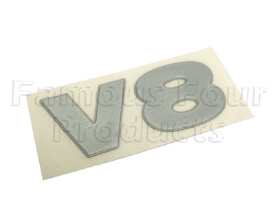 V8 Rear End Door Lettering