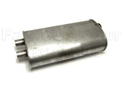Centre Silencer for Twin Pipe Exhaust System