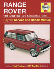 Service and Repair Workshop Manual (3.5/3.9 V8 Petrol up to 1992)