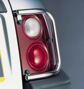Stainless Tubular Steel Upper Rear Light Guards