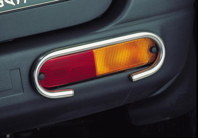 Stainless Tubular Steel Lower Rear Light Guards