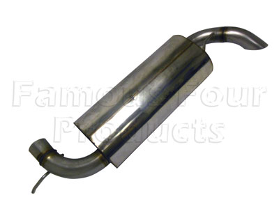 Stainless Sports Rear Silencer
