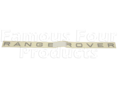 RANGE ROVER Tailgate Decal