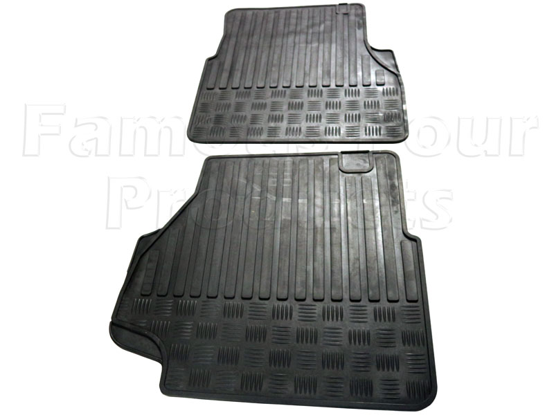 Front Footwell Rubber Floor Mats