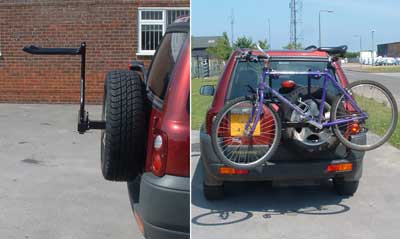 Spare Wheel Mounting 2 Bike Rack