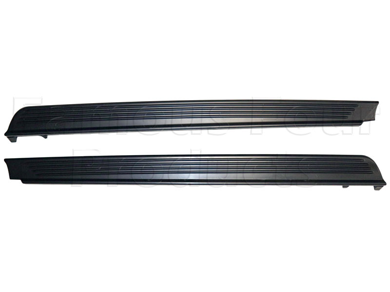 Rubberised Black Side Steps