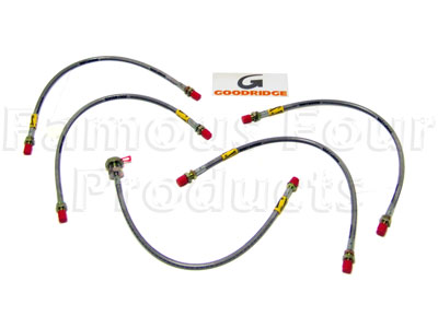 Braided Brake Flexi-Hose Kit