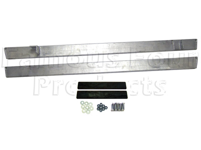 Galvanised Series IIA/III Rock Sliders