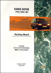 Genuine Workshop Manual for Range Rover P38A 1995-2001 Model Years