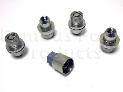 Locking Wheel Nut Kit for 4 Alloy Wheels Only