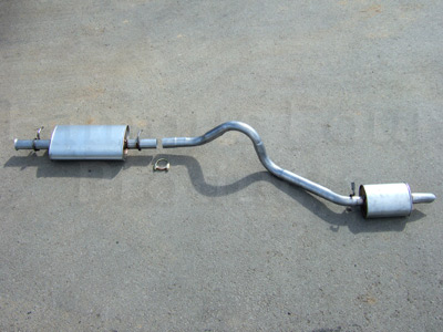 Centre & Rear Silencer Assembly