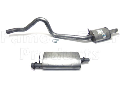 Centre & Rear Silencer Assembly