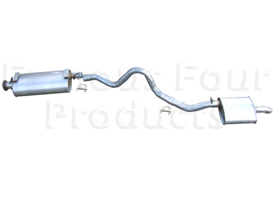 Centre & Rear Silencer Assembly