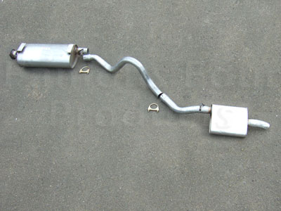 Centre & Rear Silencer Assembly