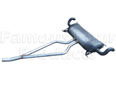 Rear Silencer with Talipipes