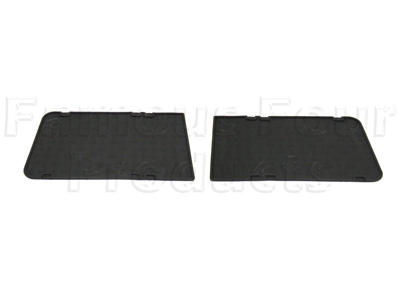 110 Second Row Footwell Rubber Floor Mats