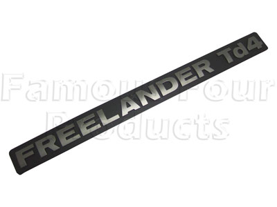 Freelander Td4 Lettering