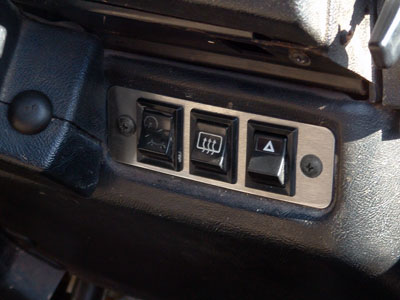 Switch Mounting Panel - Stainless Steel