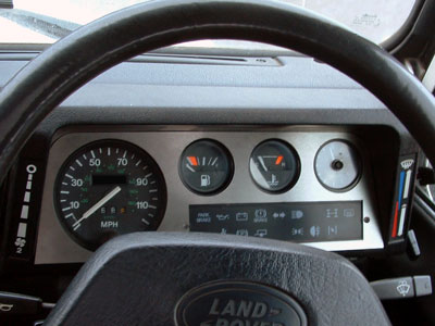 Stainless Steel Dashboard Dial Surround Panel