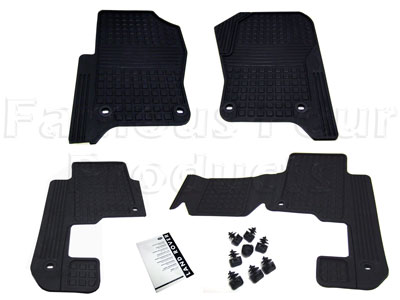 Rubber Footwell Mat Set
