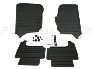 Rubber Footwell Mat Set