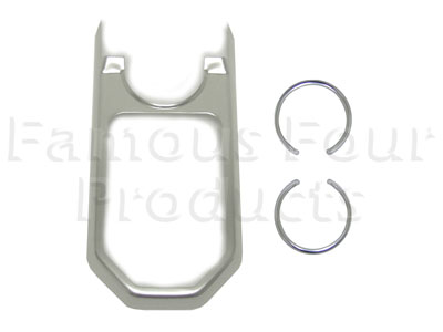 Polished Alloy Cup Holder and Gearstick Surround Kit