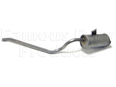 Exhaust Rear Silencer and Tailpipe Assembly