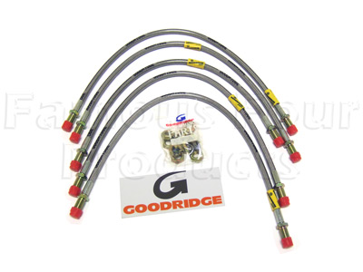 Braided Brake Flexi-Hose Kit