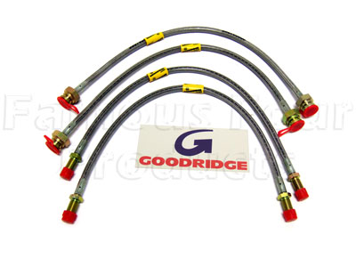 Braided Brake Flexi-Hose Kit