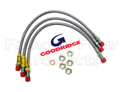 Braided Brake Flexi-Hose Kit