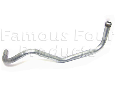 Mild Steel Downpipe - Right Hand